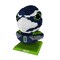 Seattle Seahawks NFL BRXLZ Mascot Bust 1557-Piece Building Block Set